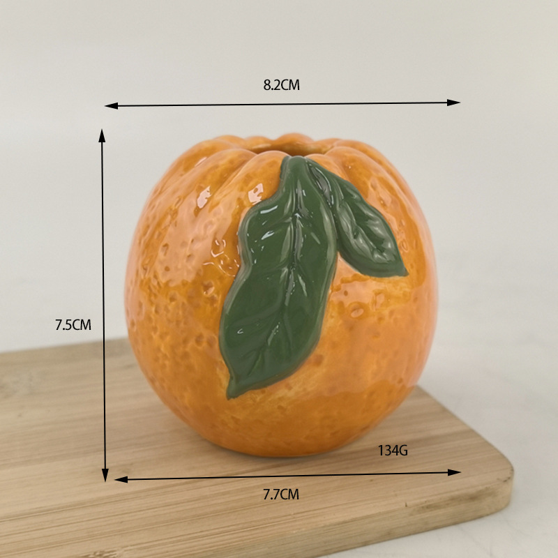 Taza de vela naranja tipo A