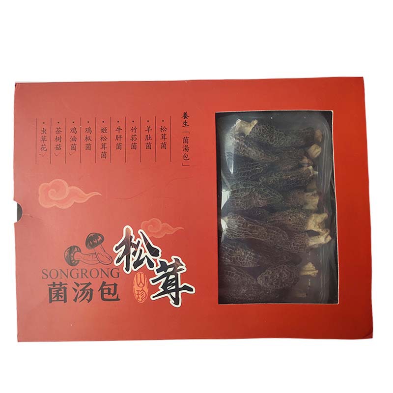 wholesale customized specialty Gift box Yunnan Mushroom Gift bag FD Dry mushroom Morel mushroom Dictyophora Boletus dried food