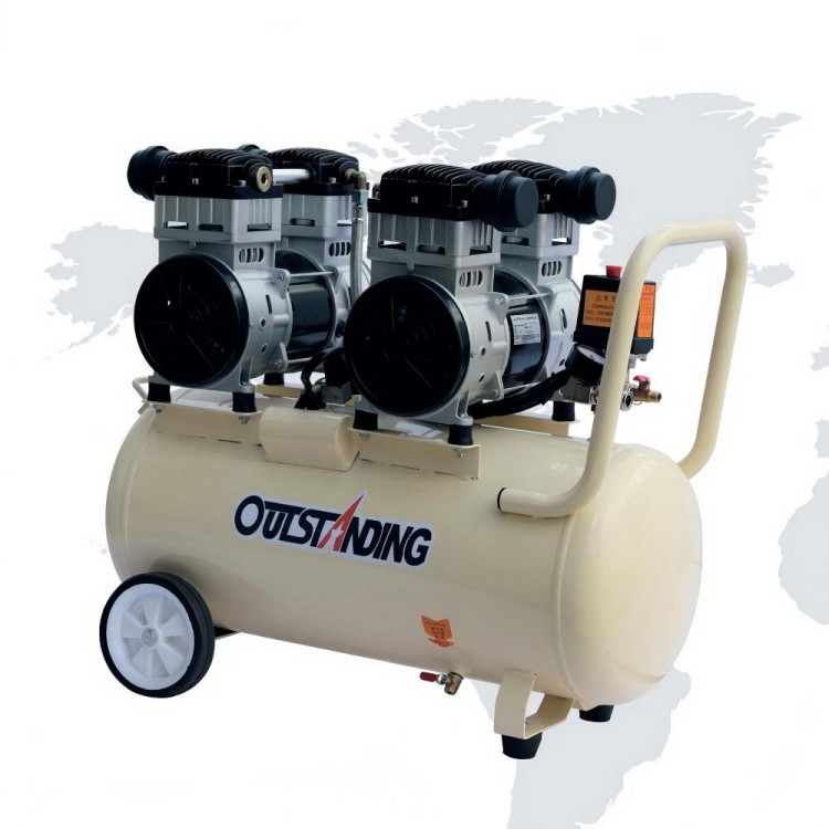 Atus Industrial Grade Oil-Free Silent Air Compressor 220V Household Small High-Pressure Air Pump Compressor for Woodworking
