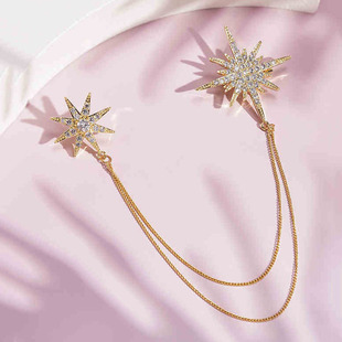 South Korea Elegant Mang Star Brooch Light Luxury Niche High-end Pin Accessories Fashion Personality All-match Clothes Decorations