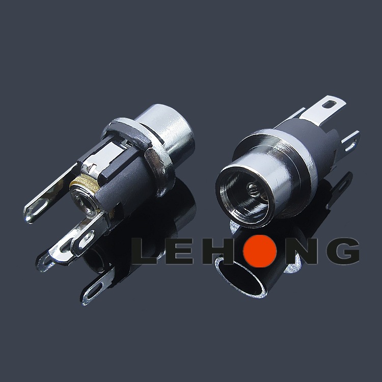 DC-5520-025大电流母座/全铜环保光孔/DC电源插座/直流DC插座