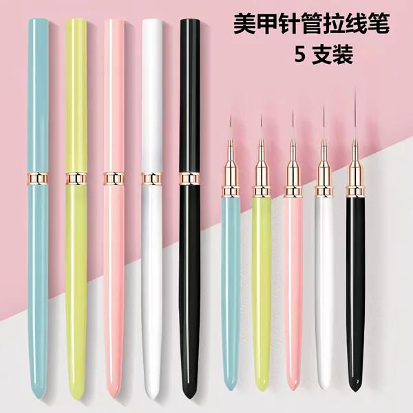 Cross-Border Ultra-Fine Nail Art Liner Brush Set Wholesale Japanese-Style Flower Painting Liner Pen Nail Art Tools