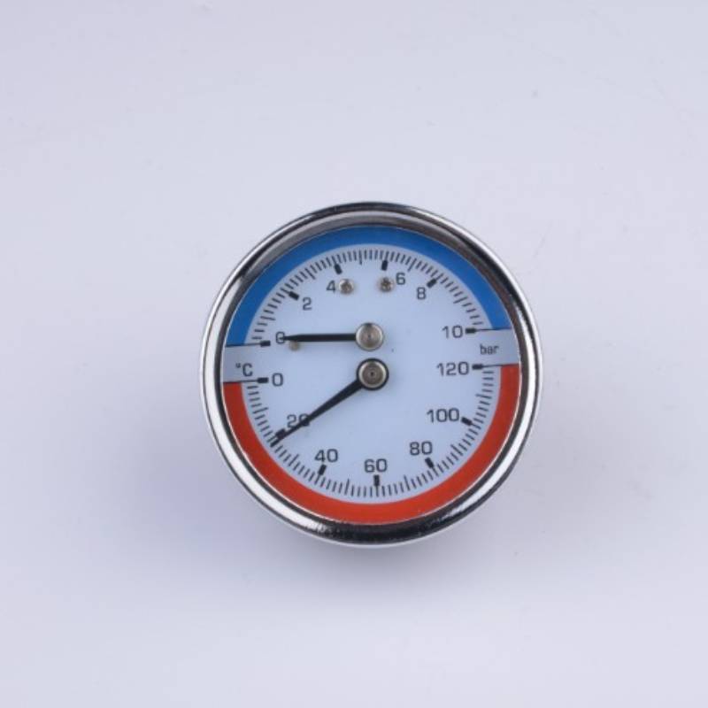 厂家供应y60温压表 特种压力表 温度压力表双针温度表保质