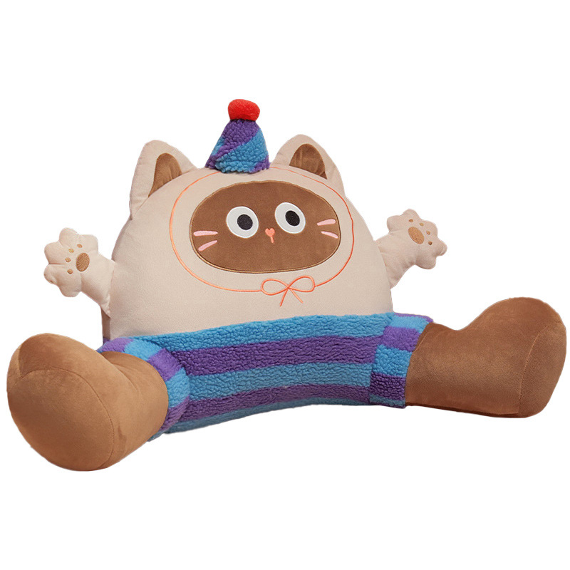 Bolsa de cabezal de cama, cojín de respaldo grande para la cama, protector de cintura contra el sofá, almohada de decoración del dormitorio, asiento de oficina, almohada de cintura