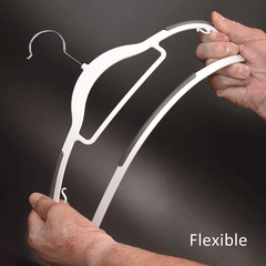 Plastic hanger household anti-slip hanger clothes drying rack fish mouth double position anti-shoulder angle hanger dry-wet two-use clothes hook