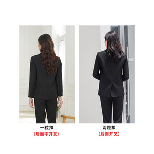Spring and Autumn Lotus Leaf Collar Jacket Women's Professional Formal Suit College Student Interview Loose Casual Work Suit