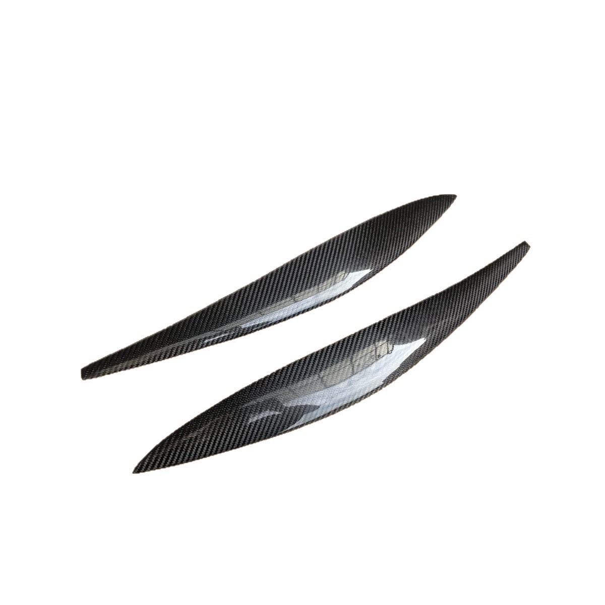 Suitable for Mercedes-Benz Cla Carbon Fiber Headlight Eyebrow Modification Eyebrow Sticker Body Kit W117