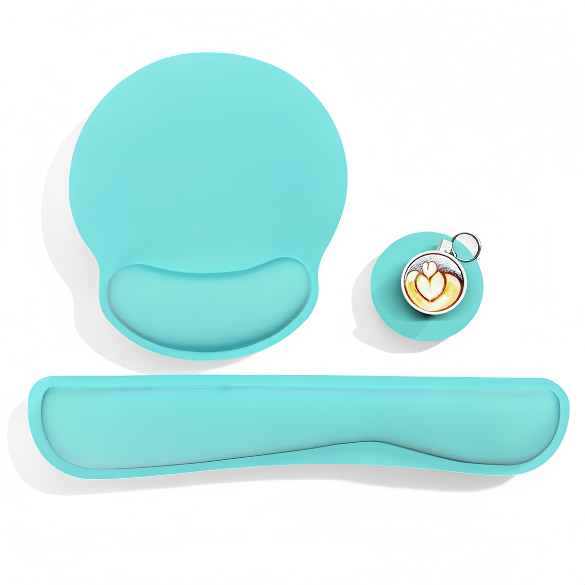 Memory Sponge Wrist Mouse Hand Bracket Set Wrist Bracket Anti-Deslizante Teclado Bracket image 4