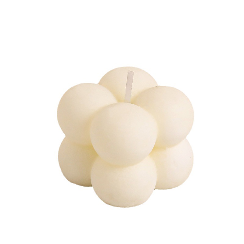 Pequeño cubo aromaterapia vela creativo pequeño artesanal hogar Decoración tiro props pequeño cubo vela