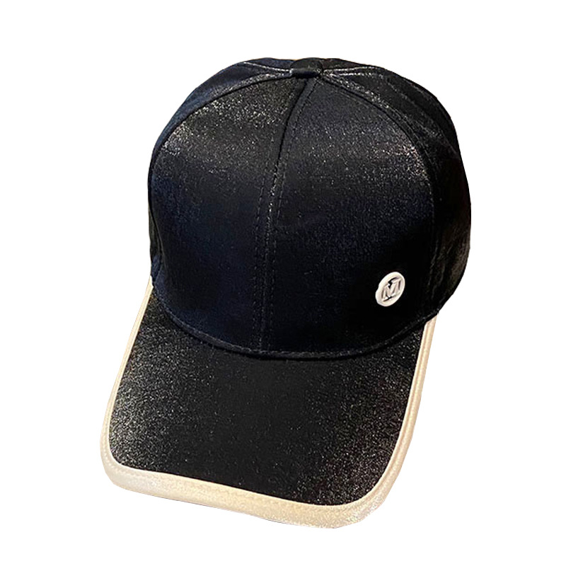 Nueva Xiaoxiang M gorra de béisbol estándar de primavera y verano de las mujeres de estilo coreano cara de moda de protección solar visera Cap ins marca de moda
