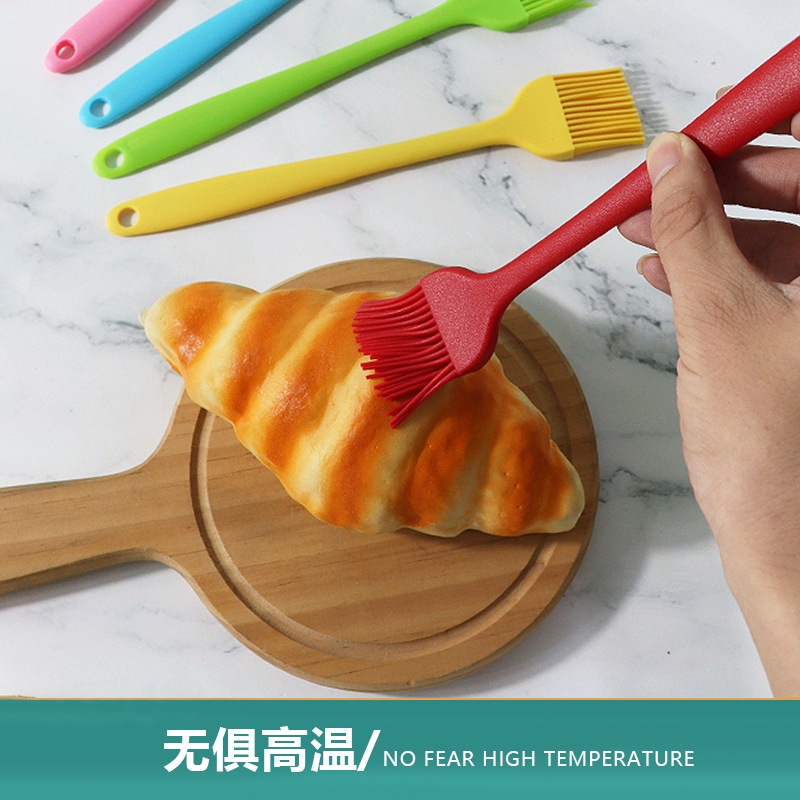 Silicone Oil Brush Zibo Barbecue Heat-resistant Silicone Barbecue Brush Household Food Grade Silicone Brush Wholesale