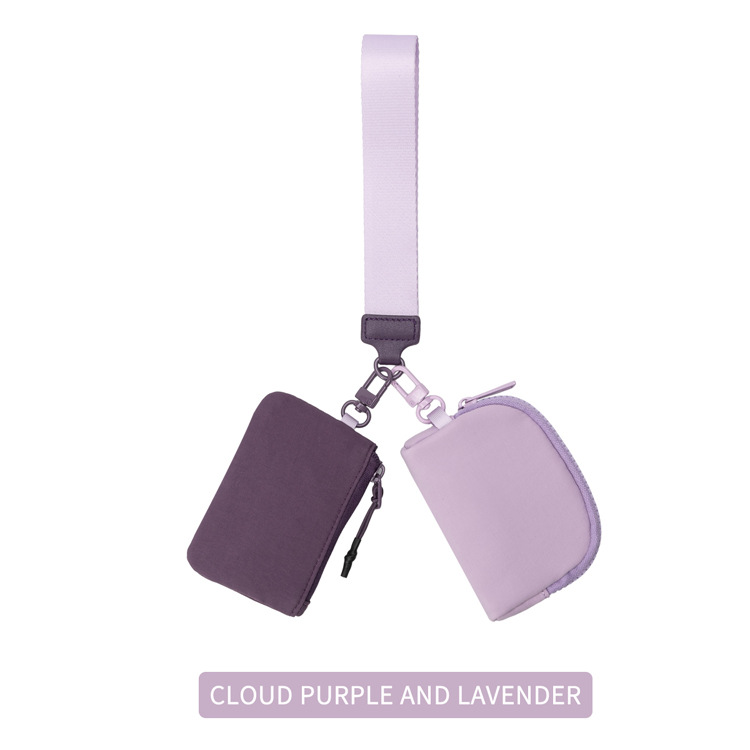 Bolso de muñeca para mujer Spot, bolso portátil Lulu para guardar tarjetas, monedero pequeño para tarjetas bancarias_voghion.com