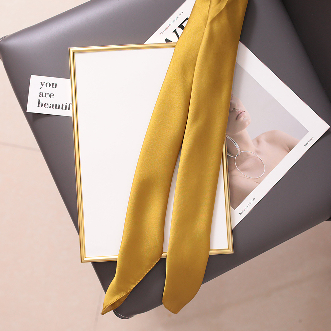 Small Square Scarf For Women, Versatile Professional Neck Wrap_voghion.com