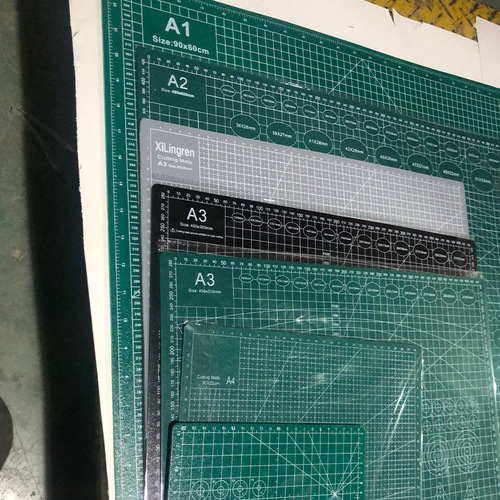 A1-A6 Green Cutting Mat 2.5mm In-Stock Paper Cutting Pad Double-Sided Anti-Cut Mat Student Desktop Craft Carving Board