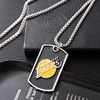 Multilayer fashionable space astronaut hip-hop style, necklace, trend pendant, sweater