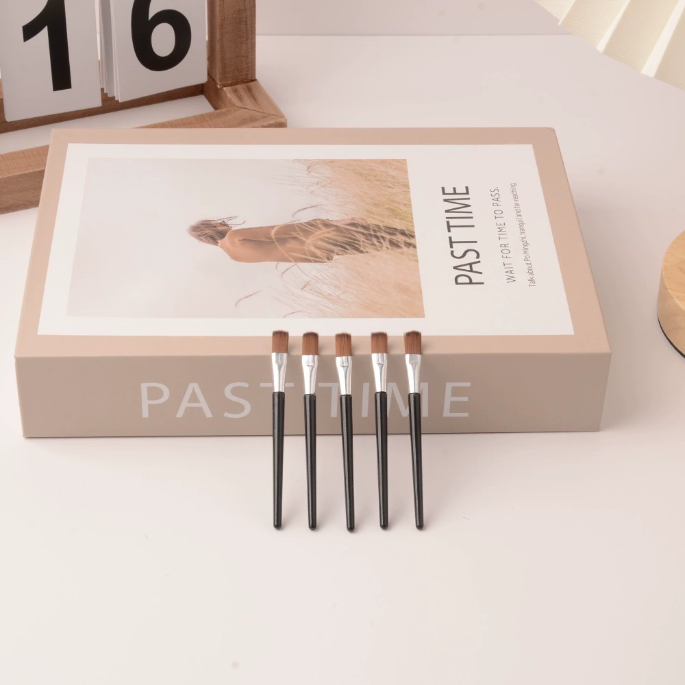 Makeup Brush Set, 11-Piece Multi-Tool Kit, aluminum ferrule, assorted eye & lip tips