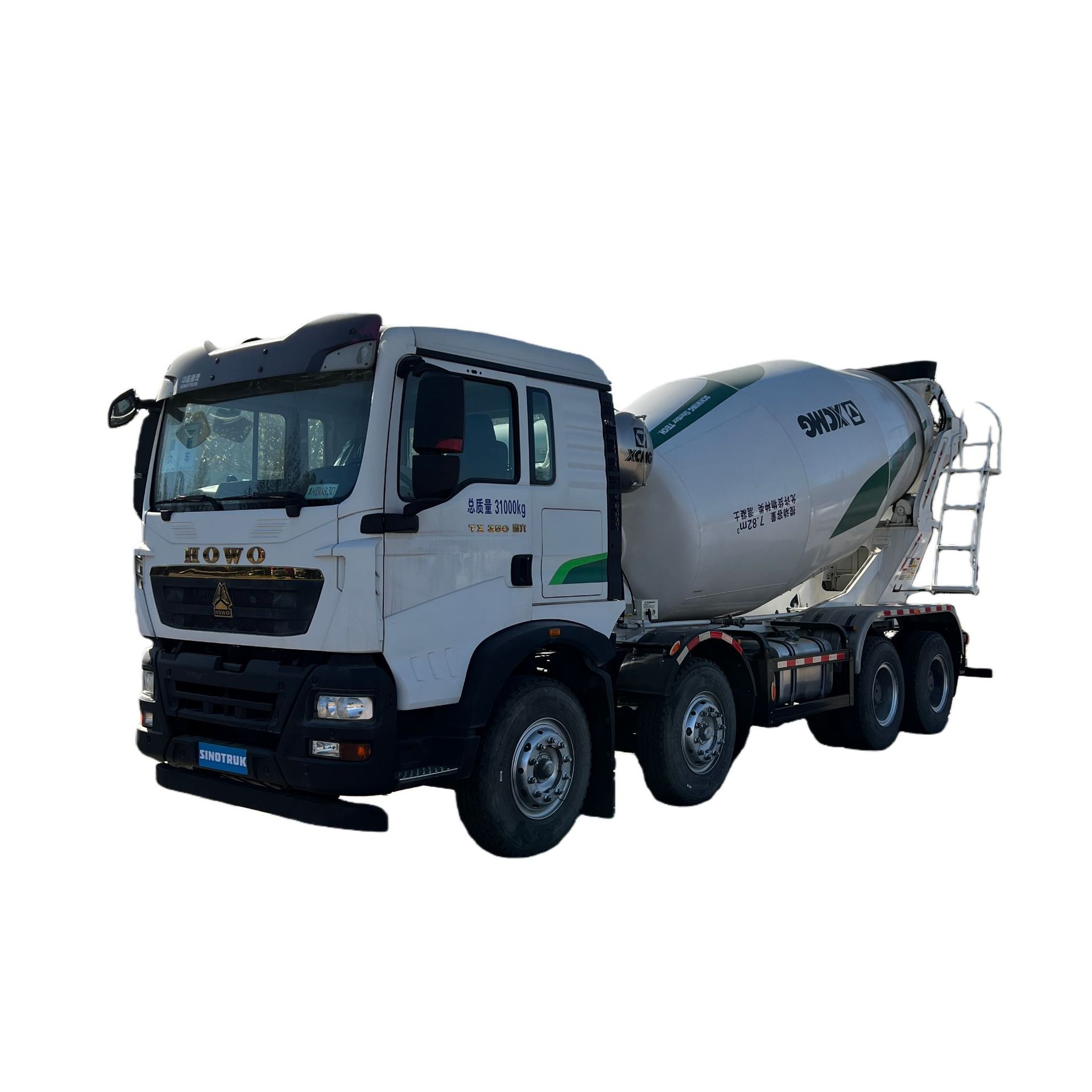 Howo Cross-Border Export Semi-Trailer Bulk Cement Tank Ash Tanker Mortar Concrete Transport Mixing Tank