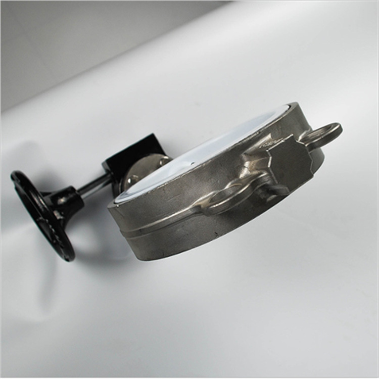 自产自销 D371F-16P 涡轮对夹软密封蝶阀 D371F 软密封中线