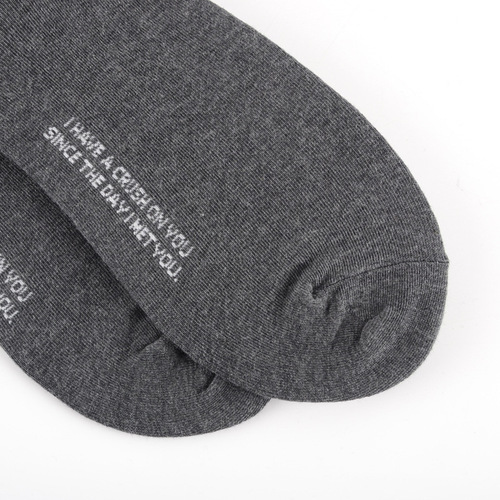 0Korean socks men's mid-calf socks KIK breathable sweat-absorbent love eyes casual business office simple wholesale