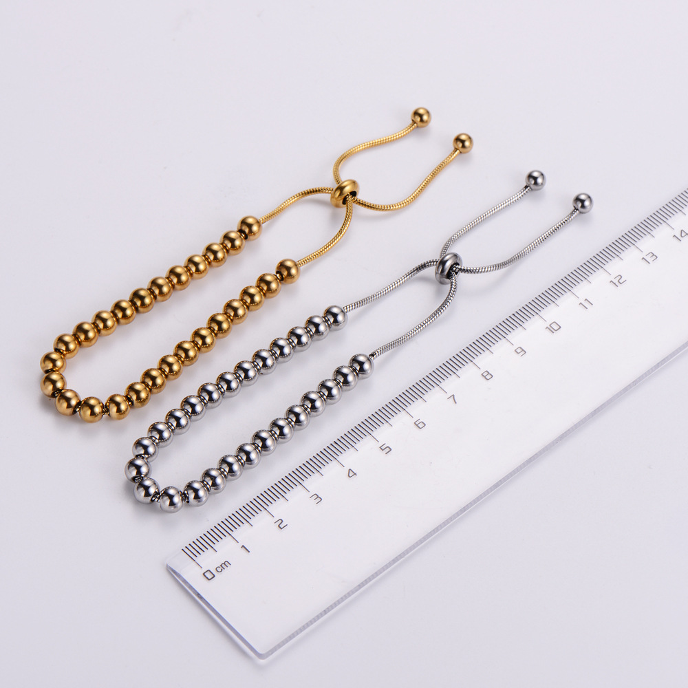 Simple Style Geometric 304 Stainless Steel 18K Gold Plated No Inlaid Bracelets In Bulk display picture 1