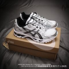 莆田纯原亚瑟GEL-NIMBUS 10.1复古先锋跑步鞋减震防滑耐磨休闲鞋