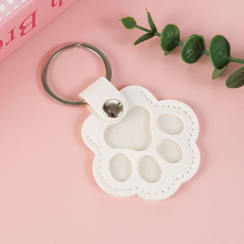 キーホルダー本革 DIY ペットの毛猫の爪記念収納ペンダント猫と犬のペンダント毛ニッチ|undefined