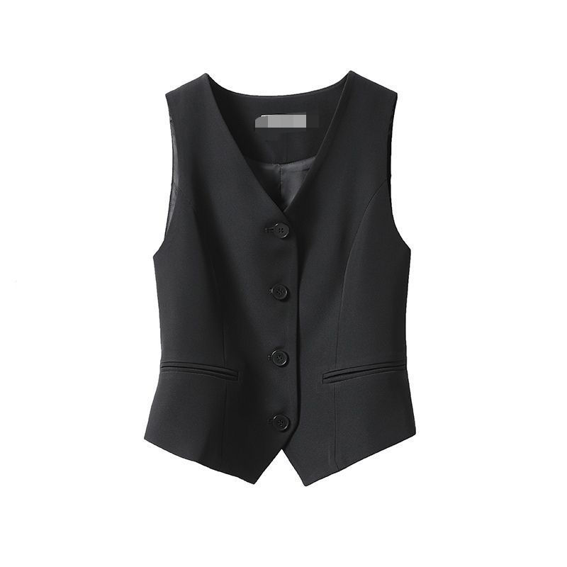 Suit Vest Women's Vest 2025 Spring & Fall New Slim Outer Wear Layered Women's Vest Short Vest Summer