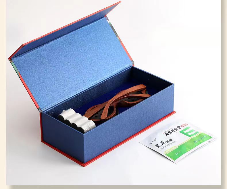 Eye moxibustion instrument eye moxibustion artifact eye care moxa jar massage instrument moxa eye fumigation moxibustion box purple sand moxibustion detail image