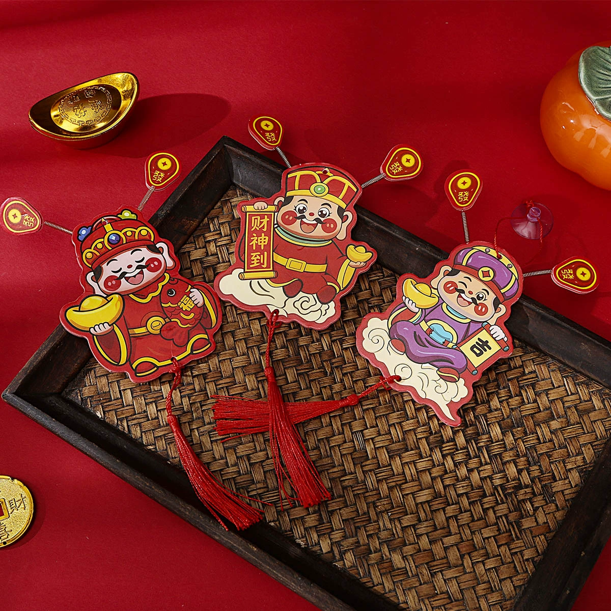 Бог богатства наклейка на холодильник с магнитным притяжением трехмерная подвеска