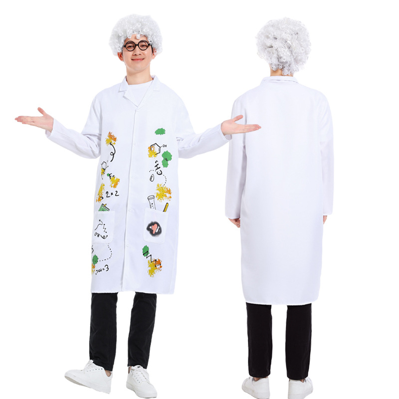 Crazy Scientist cos Frankenstein professional play Halloween parent-child stage performance costume