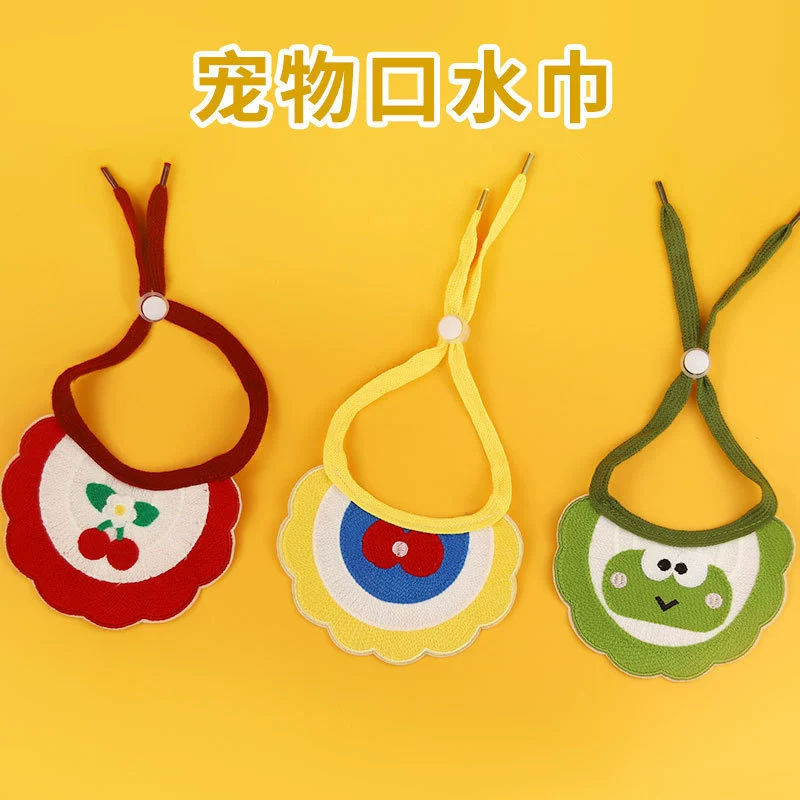 Кошка милый ошейник шарф для рта полотенце для собаки нагрудник для собаки