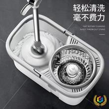 新款加厚拖地桶旋转拖把桶免手洗地拖家用一拖净懒人甩干批发