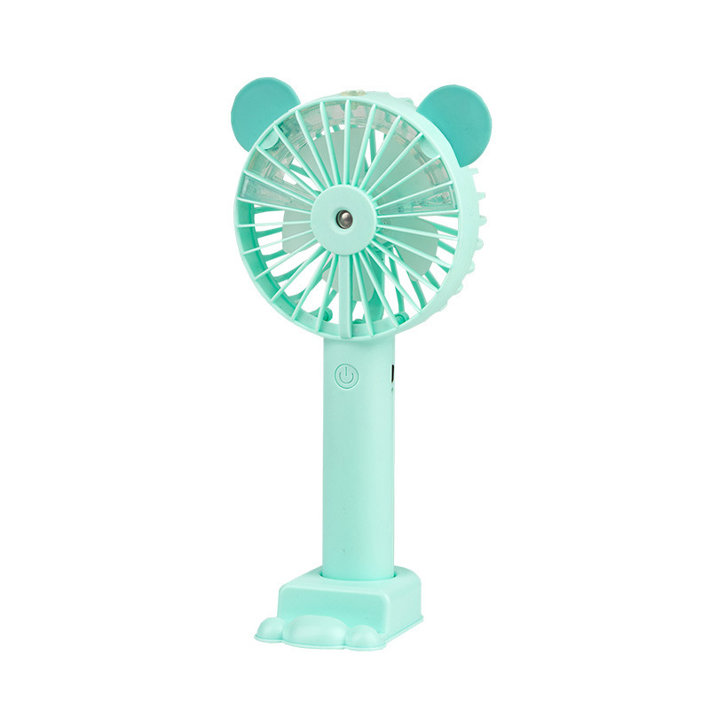 Mini portátil portátil de agua de suministro de agua de pequeño ventilador de pulverización de carga pequeña puede humidificar y agregar agua a la mesa