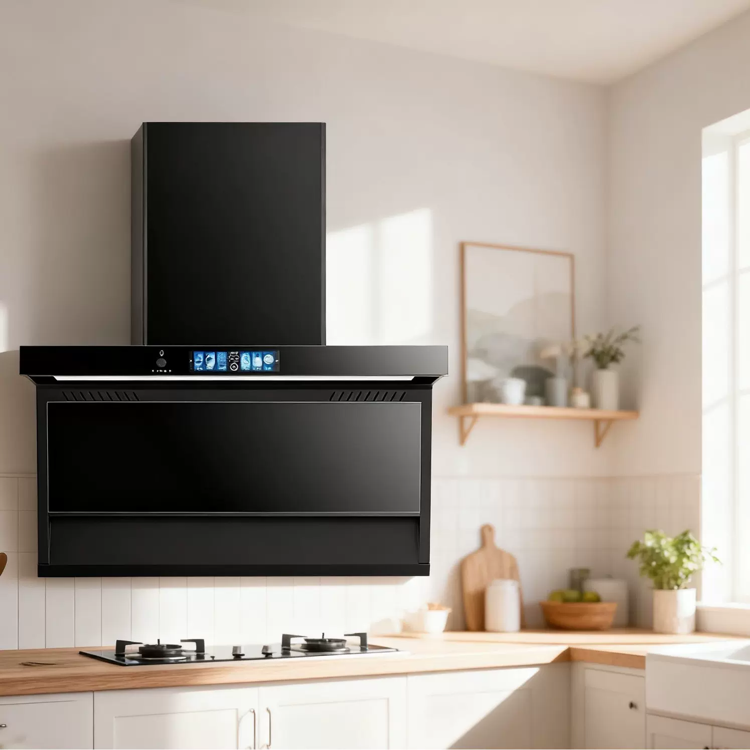 新款抽油烟机家用厨房大吸力新款吸油机顶侧双吸抽油烟机一级