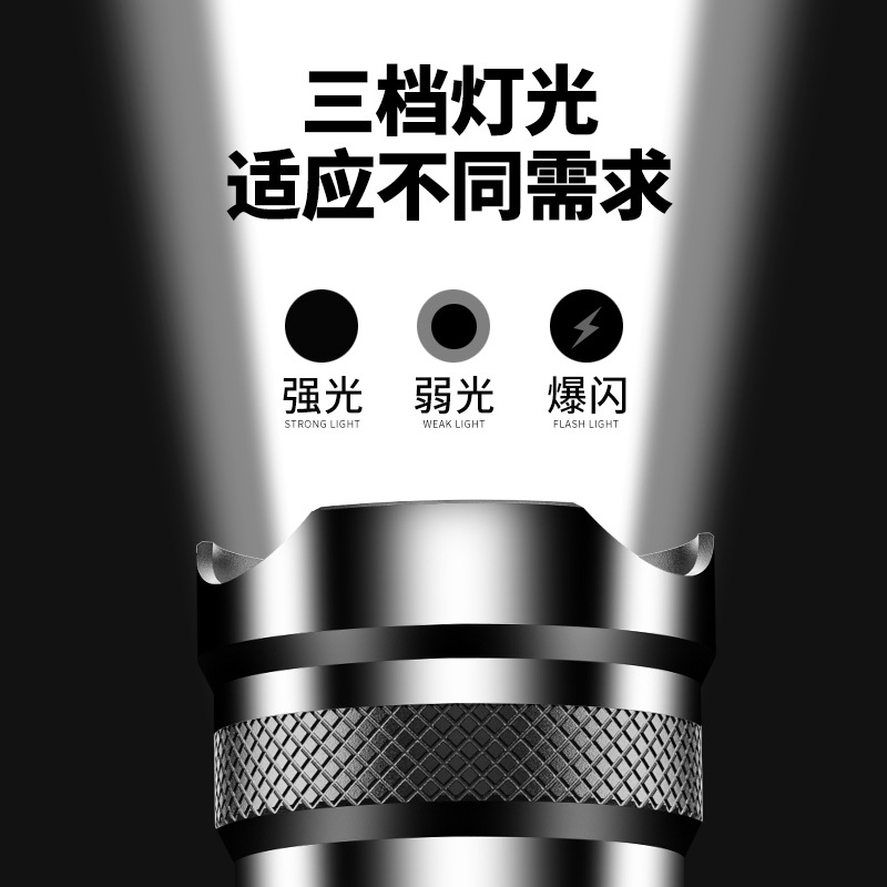 Nuevo fuerte luz de inducción Faro de carga USB P50 Super gran potencia LED granos de la lámpara multifuncional montado en la cabeza de la lámpara de pesca