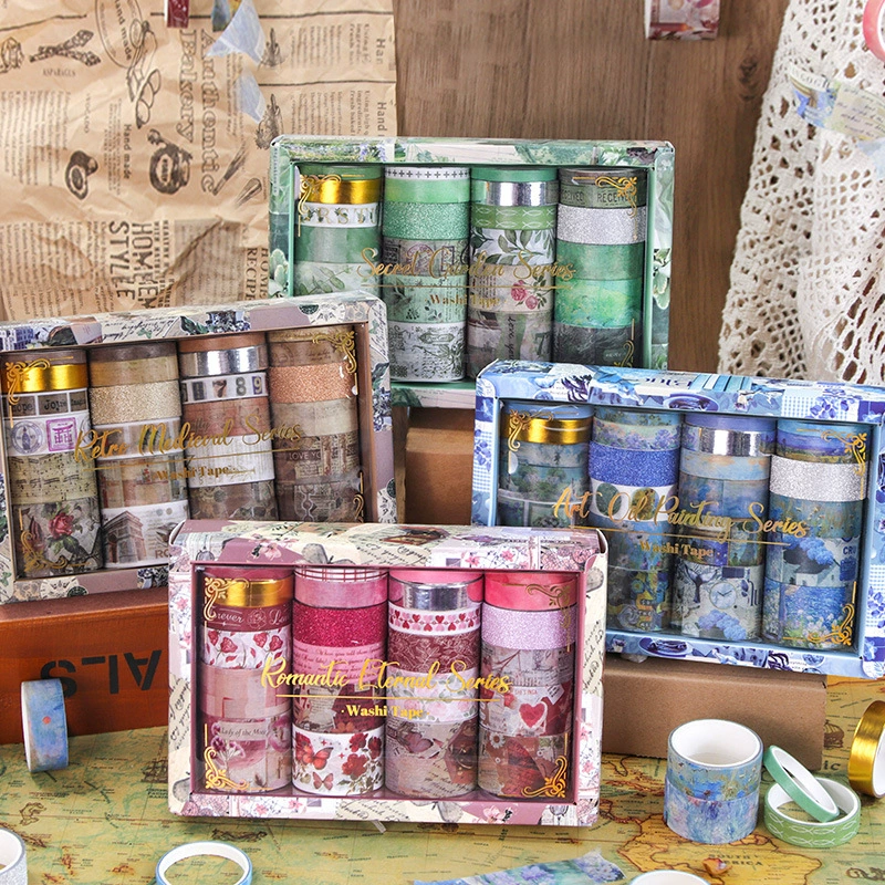 Трансграничный новый ретро тема лента набор ручной счет украшения