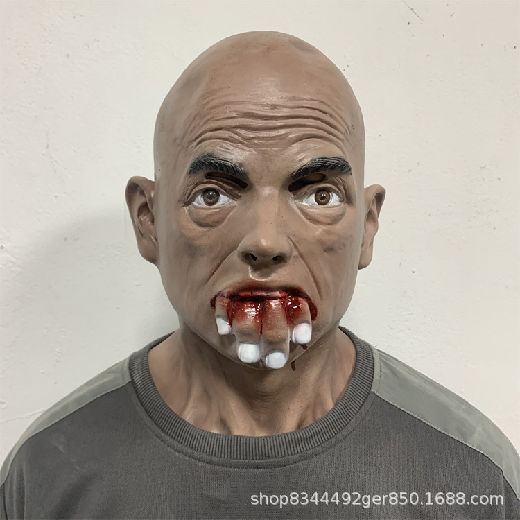 Transfronterizo nueva Máscara de terror de Halloween cara máscara de miedo COS bola del partido truco accesorios divertidos