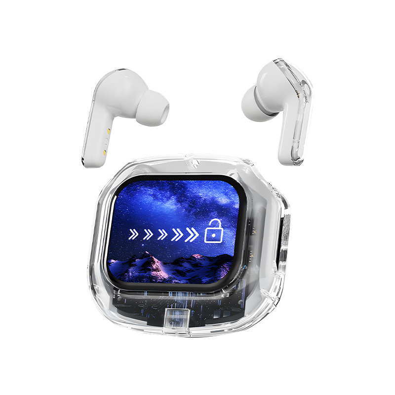 V8 ディスプレイ AI 翻訳 A9pro Bluetooth ヘッドセット ワイヤレス インイヤー ノイズ リダクション スライド カバー V20 ANC Huaqiangbei|undefined