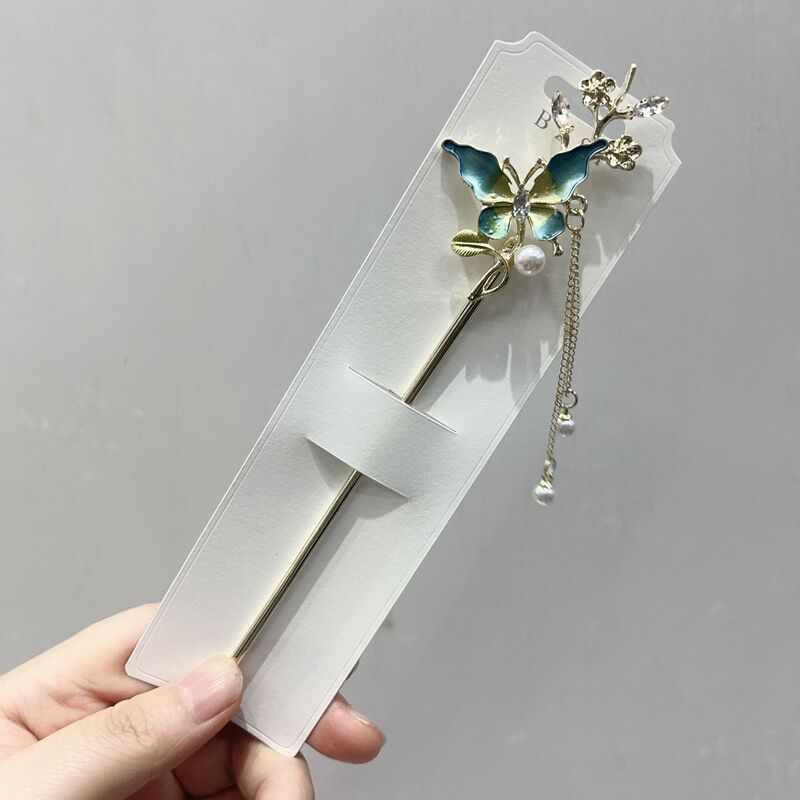发簪现代简约新中式簪子古风步摇发钗汉服旗袍头饰渐流苏发簪|undefined