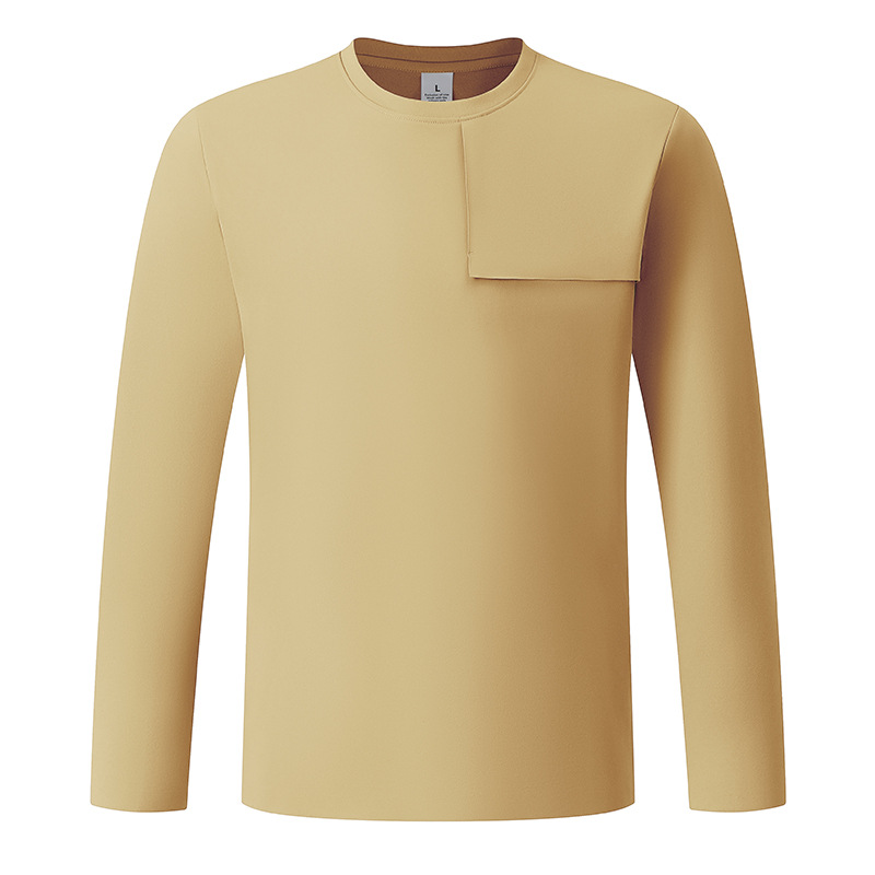 Super fábrica personalizada etiquetado procesamiento de comercio exterior ropa de hombre al aire libre transpiración deportiva de secado rápido camiseta de manga larga