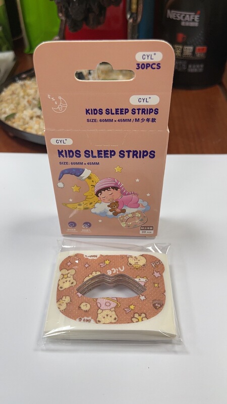 睡眠中の口の開きを防ぐ0型口呼吸矯正パッチ、子供と大人の睡眠時いびき防止パッチ、いびき防止パッチ|undefined