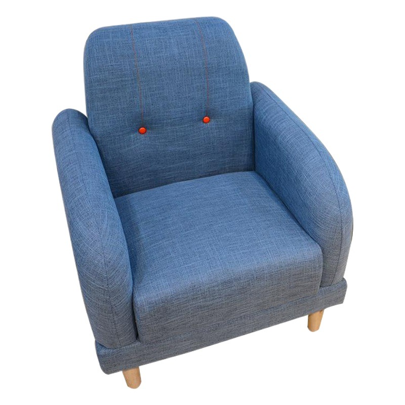 Sofá individual y doble, sofá de tela para apartamentos pequeños, sillón de ocio para sala de estar o balcón, silla para cafetería o tienda de té con leche