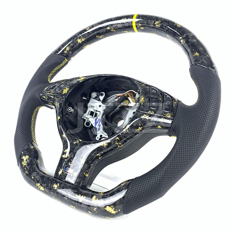 Suitable for BMW E46 3 Series forged carbon fiber steering wheel upgrade modified sports car steering wheel