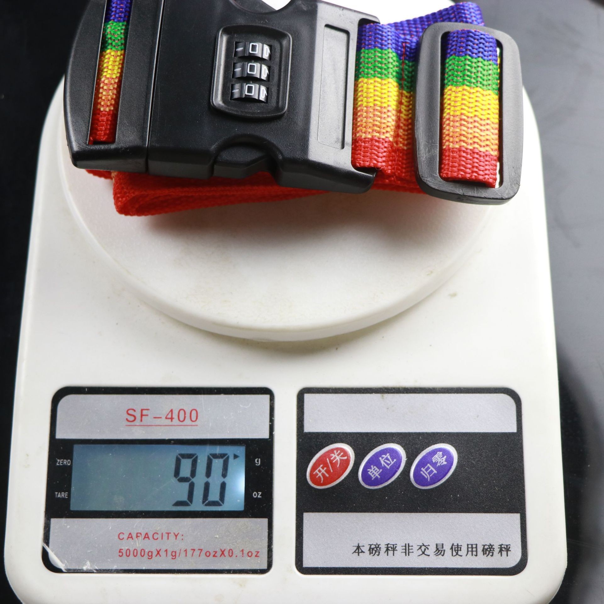 T bolsa de la carretilla Contraseña de bloqueo de embalaje cinturón de equipaje caja de encuadernación con cinturón de encuadernación cinturón de equipaje