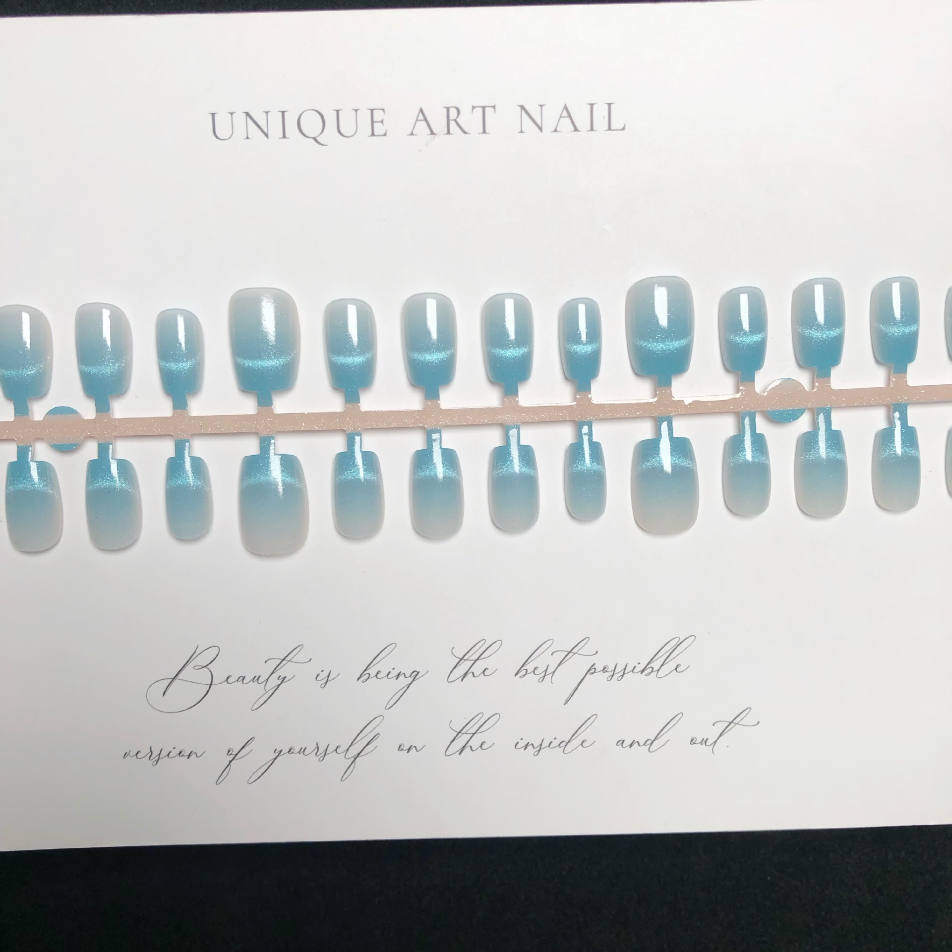 WY546 락슈가 블루 프렌치 스타일: 베어 스트립 30개 [XS/S/M]