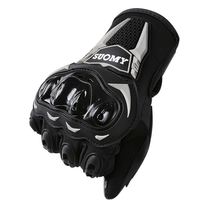 SUOMY autumn and winter motorcycle riding gloves warm anti-fall non-slip wear-resistant motorcycle racing knight touch screen gloves