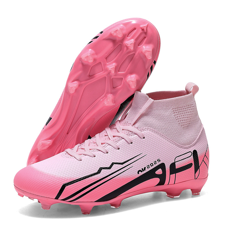2024 nuevas zapatillas de entrenamiento de clavos largos transfronterizos para hombres y mujeres, zapatillas de fútbol de juventud para adultos en interiores y al aire libre