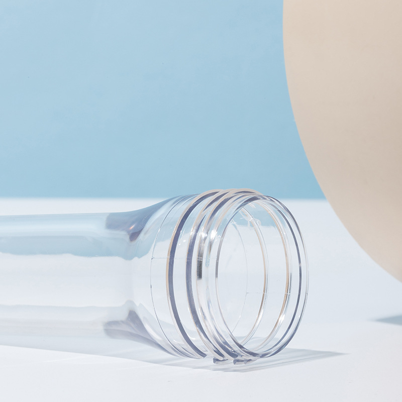 40mm 40 gramos de peso plástico transparente 410 botella de rosca botella de embalaje de cosméticos botella de moldeo por soplado producto semiacabado