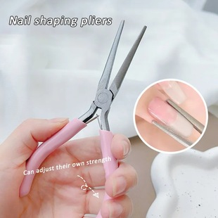 Nail art long mouth shaping clip nail construction clip Crystal nail light therapy nail shaping clip nail piece extension shaping clip tool
