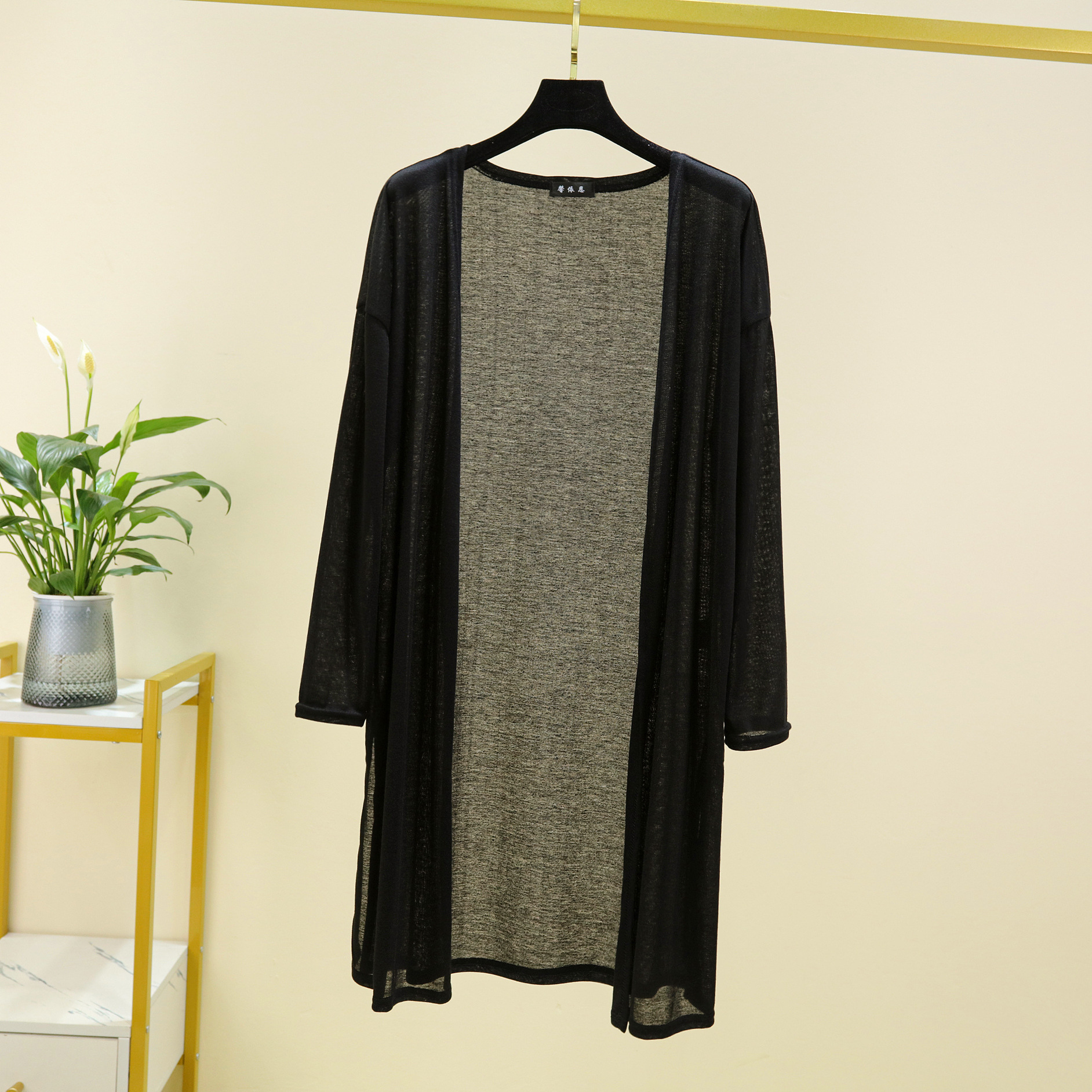 Delgada camisa de protección solar de manga larga para mujeres primavera y verano suelta adelgazamiento largo cardigan chal abrigo exterior aire acondicionado camisa image 9